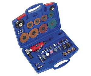 Sealey Gsa674 K génération Air Angle Die Grinder/Ponceuse kit, Lot de 42