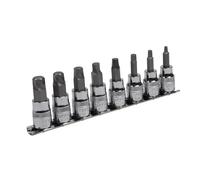 Sealey Hexagonale Douille Set Lock-On&trade ; 8pc 1cmSq Taille Métrique AK65601