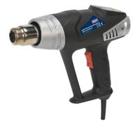 Sealey de Luxe Air Chaud Pistolet Kit Avec Affichage LED 2000W 80-600 C HS104K