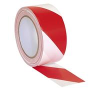 Sealey Hwtrw Hazard ruban de signalisation 50 mm x 33 Mtr Rouge/blanc