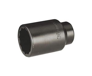 Sealey Impact Douille Bi-Hex Profond 1/2" Sq Drive - Noir, 36mm
