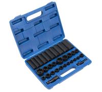 Sealey Impact Douille Set 32pc Standard Profond 1cm & 1.3cmD Impérial Métrique