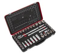 Sealey Impérial Métrique Douille Set 1.3cmD 40pc Profond Et Standard 6pt AK7925