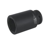 Sealey 36mm 1.9cm llongée Métrique Impact Douille Hexagonale 6 Point Noir