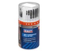 Sealey Jeu de Forets Combinés 18pc Pour Maçonnerie Acier Fonte Bois AK5711