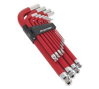 Sealey Jumbo Tête Ronde Clé Hexagonale Set 13pc Anti-dérapant - Métrique AK7187