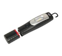 Sealey Rechargeable 360Inspection Clair 7 SMD & 3W SMD LED Noir Lithium-Ion L