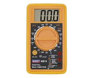 Sealey MM19 Multimètre numérique 7 Fonction Multicolore