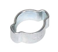 Sealey OCDE911 Lot de 25 boucles d'oreilles à clip double Argent 9-11 mm