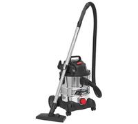Sealey Aspirateurs Industriel Humide & Sec 20L 1250W/230V Inox Tambour PC200SD