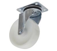 Sealey Platine Pivot Roue Coffre à Outils 125mm Largeur 40mm Blanc SCW4125SP