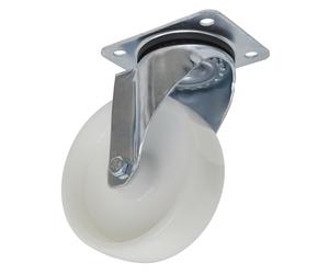 Sealey Platine Pivot Roue Coffre à Outils 125mm Largeur 40mm Blanc SCW4125SP