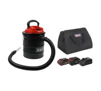 Sealey Portable Ash Aspirateur 20V SV20 Séries 15L Kit - 2 Piles CP20VAV