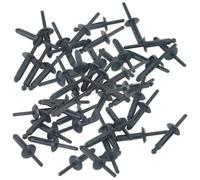Sealey PR002 Plastique Rivets Ø6.3 X 25.2mm Paquet De 50