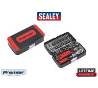 Sealey Premier Socket & Bit Set 38pc 1/4"Sq Drive AK8945