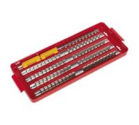 Sealey Prise Rail Plateau 0.6cm 1cm & 1.3cmD Acier Has Cinq 430mm AK272