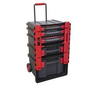 Sealey Professionnel Mobile Boite à Outils Avec 5 Amovible Rangement Étuis AP860