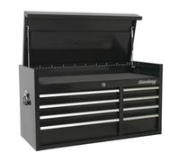 Sealey Ptb104008 Topchest 8 Drawer 1040Mm Heavy-Duty Black
