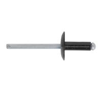 Sealey Rivet En Aluminium Noir Grand Flasque 4.8 X 14Mm Paquet De 200 RAB4814L
