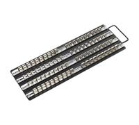 Sealey AK271B Rail Prise Plateau Noir 0.6cm,1cm & 1.3cmSq Drive