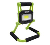 Sealey LEDFL10W Rechargeable Portable Pli Plat Projecteur 10W Cob LED LI-ION