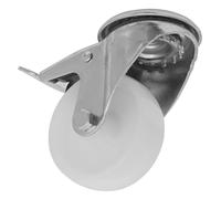 Roues De Support Sealey SCW480SBLEM En Nylon Résistant À La Charge -TL Ø80Mm