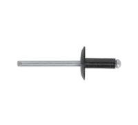 Sealey Rivet En Aluminium Noir Grand Flasque 3,2 X 10Mm Paquet De 200 RAB3210L