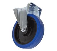 Sealey Roue Pivotante Plaque Fixe - 200Mm SCW3200FP