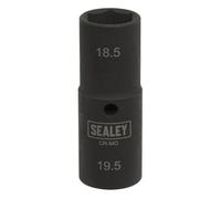 Sealey Roue Verrou Impact Douille 1.3cmSq Lecteur Double Embout 18.5-19.5mm
