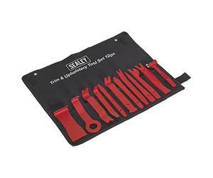 Sealey Rt12kit Trim et tissus d'ameublement Outil, Rouge, Lot de 12 pièces