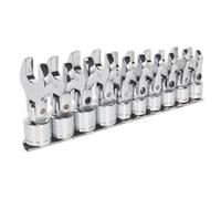 Yes Multimedia Sealey Clés à fourche articulées S01043 – Jeu 10 pièces 3/8'' carré métrique