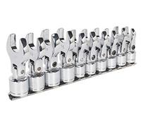 Yes Multimedia Sealey Clés à fourche articulées S01043 – Jeu 10 pièces 3/8'' carré métrique
