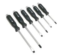 Sealey S0535 Screwdriver Set 6Pc Hammer-Thru