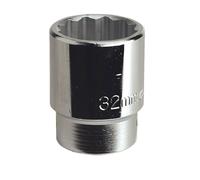 Sealey S34/32 Douille Carrée Entraînement 3/4"" 32mm Walldrive