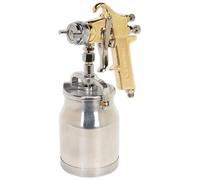 Sealey S701 Spray Pistolet Professionnel Or Série Ventouse Alimentation 1.8mm