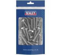 Sealey S840S Acier Inoxydable Set Vis - M8 X 1.25 Terrain,din 933 - Paquet De 50