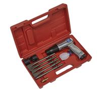 Sealey Sa11 Air Hammer With Chisels Long Stroke
