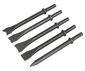 Sealey SA11C Lot de 5 burins à air comprimé 170 mm Tige 1019 cm