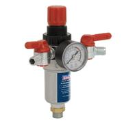 Sealey Air Filtre Régulateur 1cmBSP Mâle 0.6cmBSP Mâle Airflow 76 Cfm Sa4fr/38