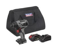 Sealey sans Brossage Impact Conducteur Kit 0.6cm Hexagonale 20V 2Ah SV20 Séries