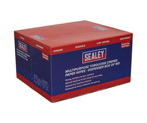 Sealey SCP1601 Multi-Usage Papier Lingettes - Distributeur Boite - Turquoise 160