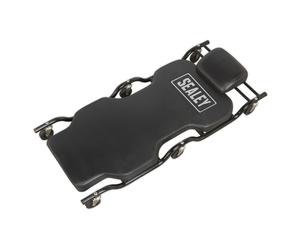 Sealey Scr84 Steel Creeper With 6 Wheels & Headrest Deluxe