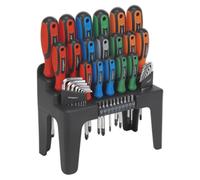 Sealey Screwdriver, Clé Hexagonale & Ensemble de Mèches 44pc S01090