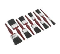 Sealey Spbs9 Pure Bristle Paint Brush Set 9Pc