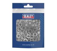 Sealey SSW6 Lot de 100 rondelles plates en acier inoxydable DIN 125 - M6
