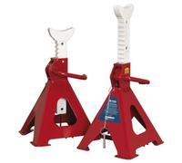 Sealey Supports Essieu (Paire) 5 Tonne Capacité pour Auto Augmenter Cliquet