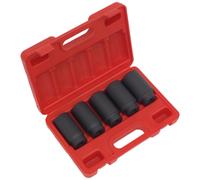 Sealey SX050 Impact Écrou Moyeu Douille Set 5pc 1.3cmSq Lecteur