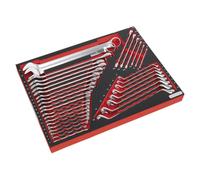 Sealey Tbtp03 Tool Tray With Spanner Set 35Pc
