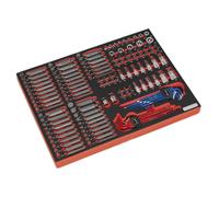 Sealey Tbtp07 Tool Tray With Specialised Bits & Sockets 177Pc