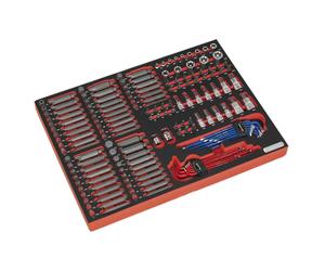 Sealey Tbtp07 Tool Tray With Specialised Bits & Sockets 177Pc